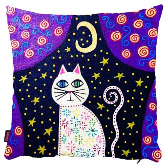 Kedili Yastık Kılıfı-33